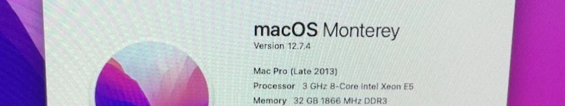 Late 2013 Apple Mac Pro A1481 - 3.0 GHz 8-Core 32GB RAM 512GB - Image 3 of 4