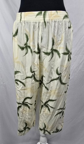Paradise Found Hawaiian Vintage 2pc Tropical Outfit Women's sz Pants L & Top M - 第 6/8 張圖片