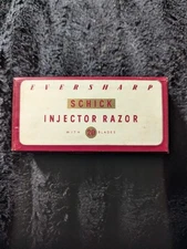 Vintage Schick Eversharp Injector Razor With Blades  Box & RARE Instructions