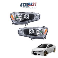 Headlamps Driverpassenger Halogen Headlight Fit For Mitsubishi Lancer 2008-2017