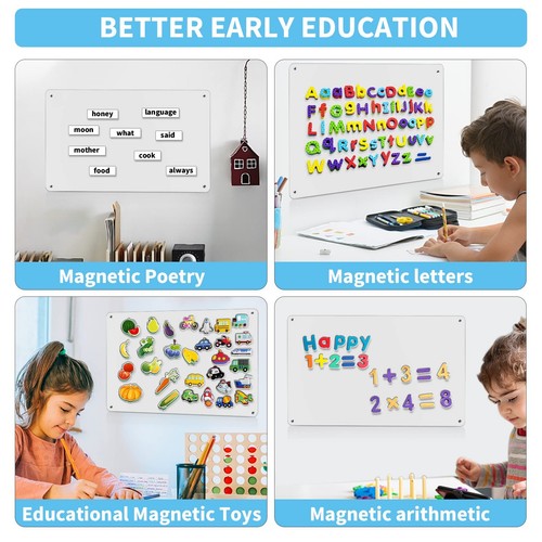 17.7" x 11.8" White Metal Magnetic Board - Magnet Bulletin Board to Display M... - Picture 6 of 6