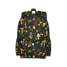 Mushrooms Nature Stylish Backpack With Adjustable Padded Shoulder Straps Dayp...