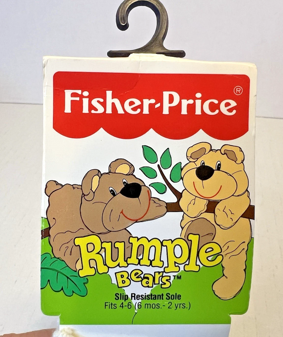 RUMPLE BEARS Socks NEW Vintage Baby Kids Clothing 1994 90s Fisher Price 6mo-2yr