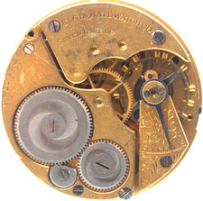 1914 ELGIN POCKET WATCH MOVEMENT 17410745 GRADE: 293 16s 7j RC3