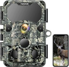 HELIDALLR Fototrappola Caccia 4k 30MP IP66 Videocamera Fotocamera NUOVA