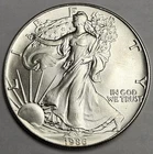 1986 American Silver Eagle 1 oz .999 Fine Silver Coin ASE d549
