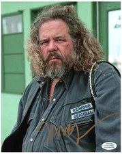 Sons Of Anarchy Mark Boone Junior Autograph 8x10 Photo ACOA