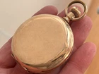Antique 1920s Full Hunter Swiss Made Pocket Watch With Gold Filled Case (Z119)