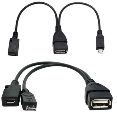 2 Stück Fire TV Stick Adapter Kabel Micro USB OTG Y HOT HOST Cube 4K Generation
