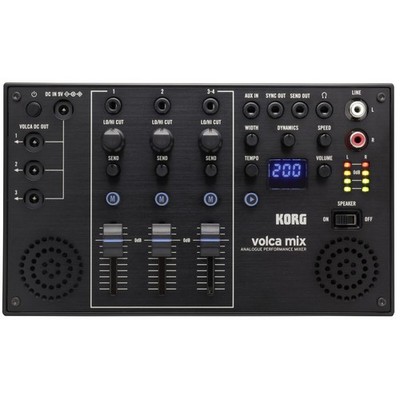 Korg Volca Mix - 4-Kanal Analog Mixer für Volca Serie, Master Effekte