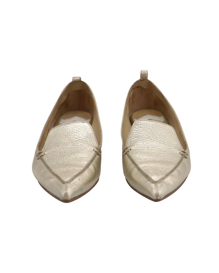 Мокасины женские Nicholas Kirkwood Beya кожа золото размер 35,5 - Изображение 3 из 4