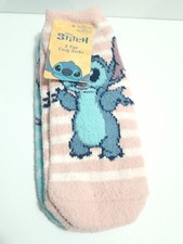 BRAND NEW Lot Of 2 Disney Stitch Women's- Mens Cozy Socks
