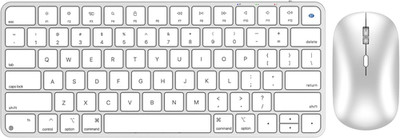 Bluetooth Keyboard and Mouse for Mac, Rechargeable, Mini Size, Ultra Slim, Quiet