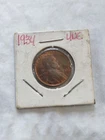 1934 lincoln wheat penny no mint mark Unc