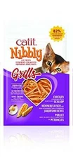 Catit Nibbly Grills, Grain-Free Cat Treat, Chicken & Scallop Recipe, 1.06 oz.