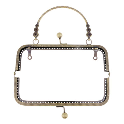 Retro Metall Handtasche Rahmen Clutch Griff Taschenverschluss Bogenschloss Zum Selbermachen Handarbeit
