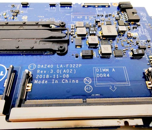 Genuine Dell Latitude 7490 Laptop Motherboard Core i7-8650U 1.9GHz LA-F321P - Picture 5 of 11