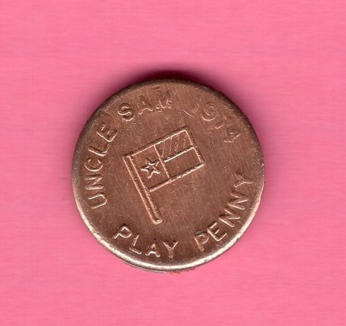 Spielgeld: Onkel San Spielpfennig Aluminium - Bild 1 von 2