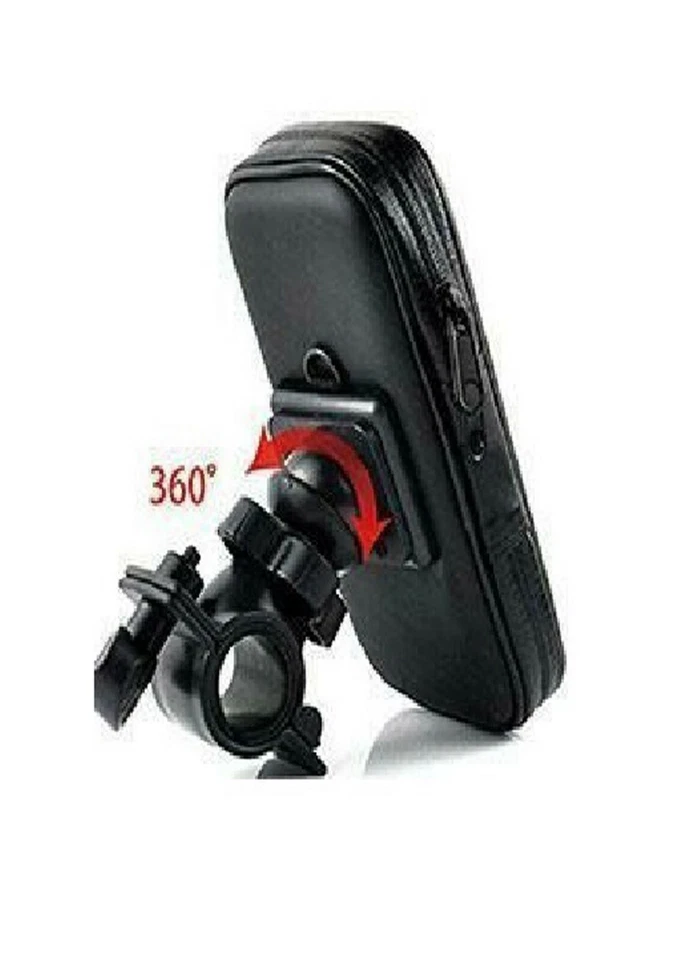 Waterproof Bicycle Motor Bike 360° Mount Holder Case Cover For All Mobile Phones - Image 3 of 4