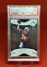 2021 Panini Gold Standard Football Mac Jones Opulence RC Holo Gold 