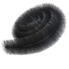 6 X Black Strong Gutter Guard Brush For Moss & Leaf Drain Gutter Cleaning Tool