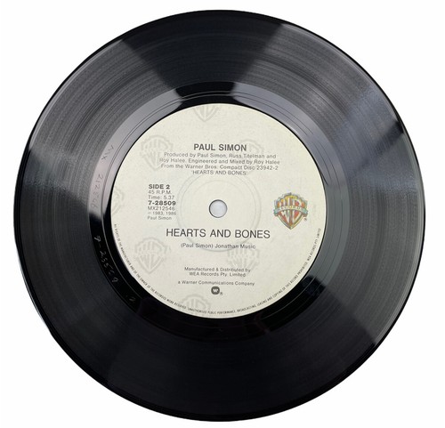 Paul Simon The Boy In The Bubble Vinyl Record 7” 45 RPM 7-28509 MX212545 - Picture 4 of 6