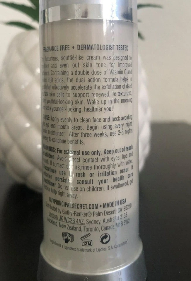 Principal Secret Reclaim BRIGHT & EVEN RE-TEXTURIZER Double Dose Vitamin C 1oz - Image 2 of 2