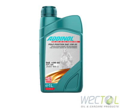 1x1 Liter Addinol Pole Position SAE 10W-50 4 Takt Motorenöl Motorradöl