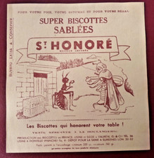 BUVARD - BISCOTTES ST HONORÉ - FABLE DE LA FONTAINE - LA CIGALE ET LA FOURMI -