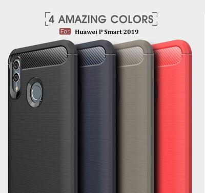 For Huawei Honor 10 Lite New Black Fiber Clear Gel Phone Case