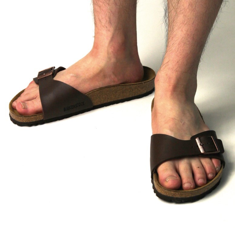 Birkenstock madrid - mocca & black - men's 44, 45, 46 | eBay