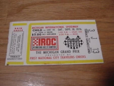 1976 MIS "THE MICHIGAN GRAND PRIX" AUTO RACE TICKET STUB (A. J. FOYT WINNER)