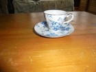 2 SETS OF VINTAGE DEMI-TASSE CUPS AND SAUCERS ROYAL CROWN AND UNMARKED POTTERY — photo 3