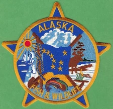ALASKA STATE FISH & WILDLIFE PATCH