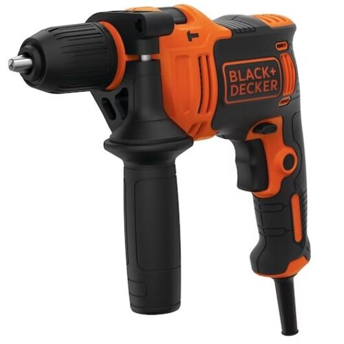 Black+ Decker 710W 1 Gear Hammer Drill BEH710KQ-GB - Picture 2 of 8