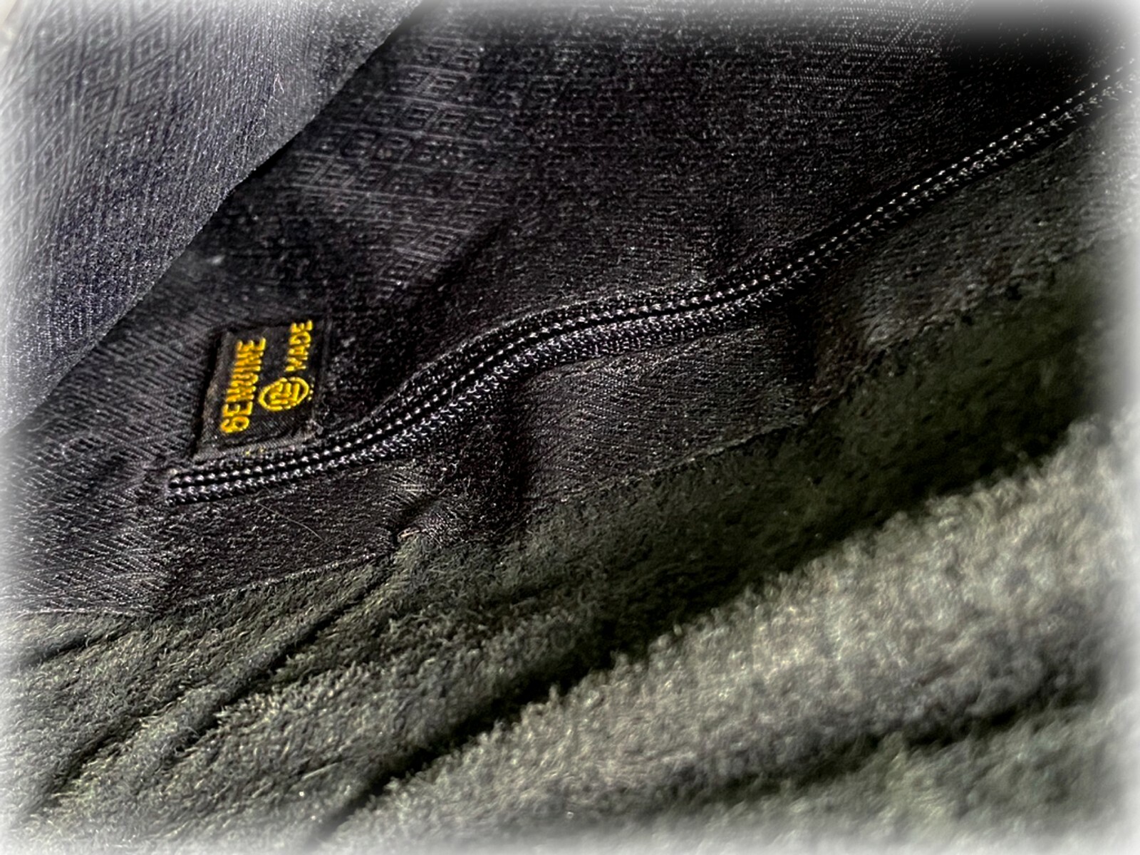 EEL Black SKIN Leather Patchwork Pockets Made Kor… - image 7