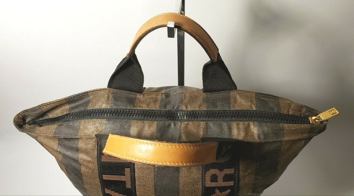 Fendi Pre-owned Pequin Stripe 2way Tote Bag