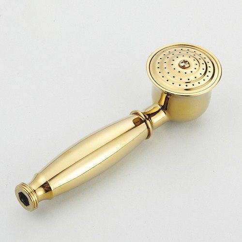 Polished Gold Brass Deck Mount 5 Holes Bath Tub Faucet with Handshower ftf058 - Picture 7 of 10