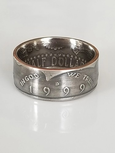 1999 JFK Half Dollar Coin Ring | JFK Coin Ring | Coin Jewelry | Unique Gift | Me - Bild 4 von 4