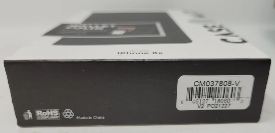 Case-Mate Wallet Case Folio Leather Folding for iPhone XR, Black - Image 2 of 4