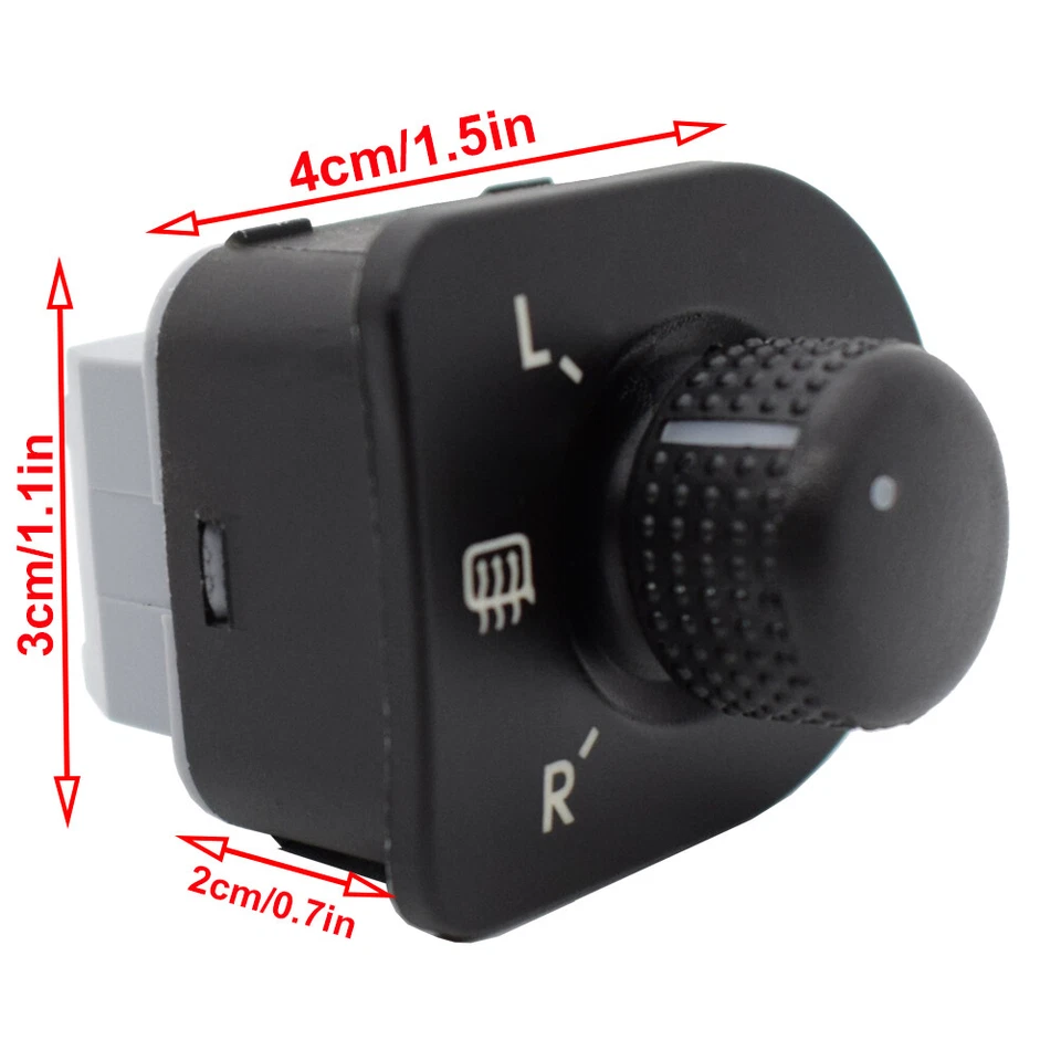 Ручка переключателя зеркала питания #1J1959565E для VW Volkswagen Beetle Golf Passat новая - Изображение 4 из 4