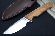 Boker Arbolito Vultur Fixed Blade - Olive Wood Handle / Drop Point Blade / ACX39