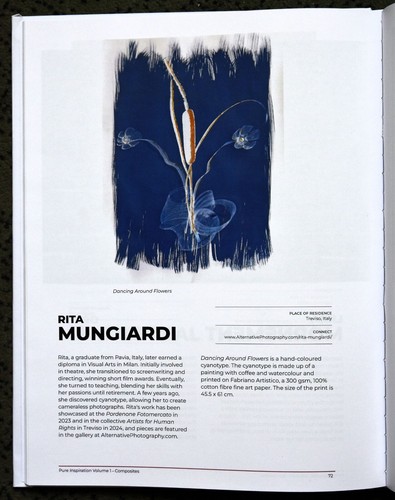 Cianotipia Cyanotype 31X41, ABBRACCIO, Rita Mungiardi, originale 2023 - Foto 12 di 12