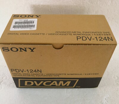 New 10 Sony PDV-124N Digital Video Cassettes DVCAM 124 Minutes | eBay