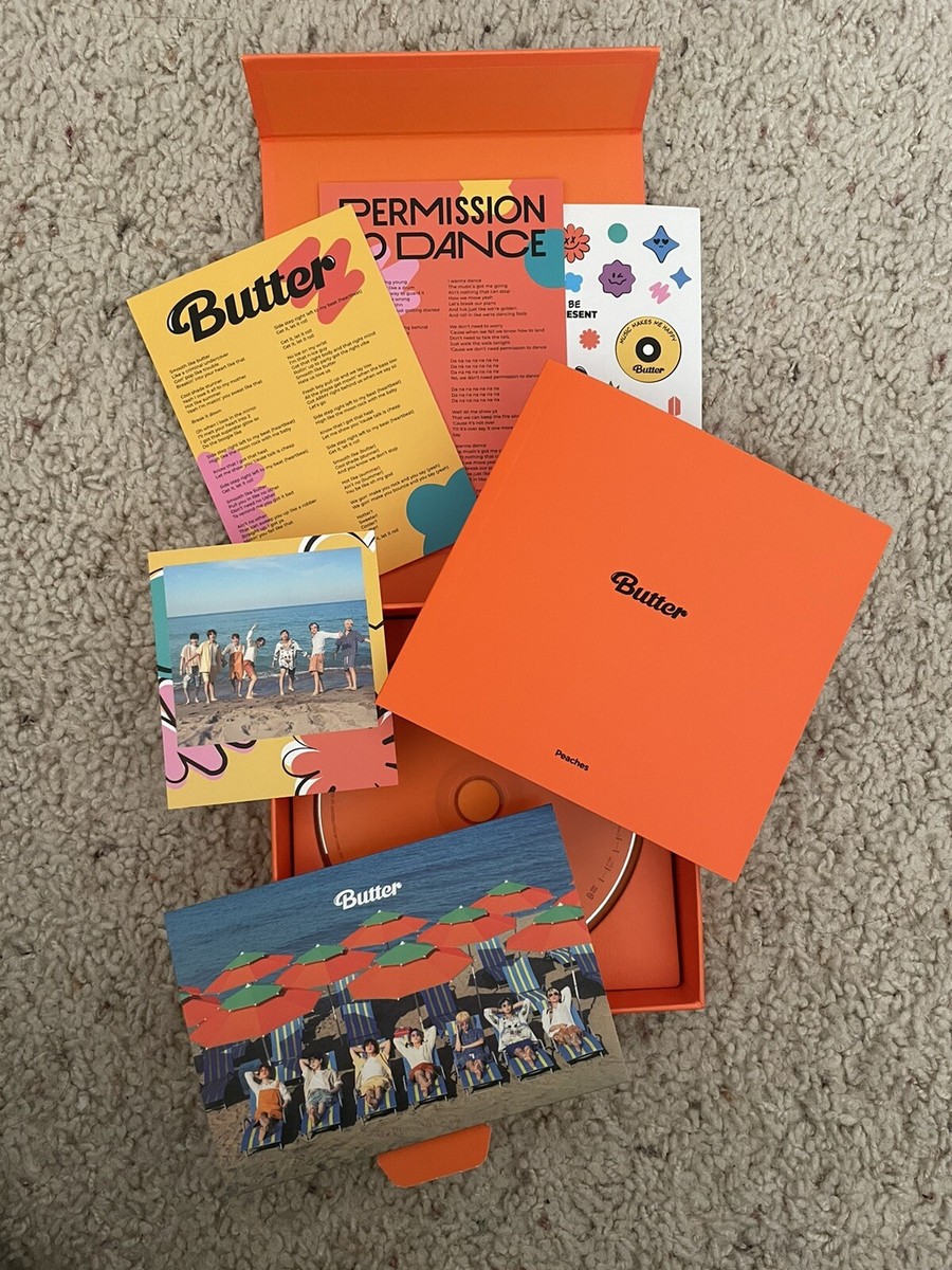BTS Butter Official Album (Peaches Version) No Photocard Included