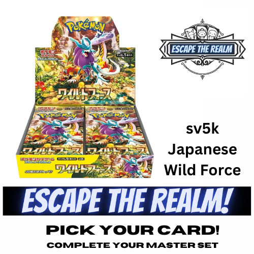 Pokemon Japanese SV5K Wild Force Common & Uncommon Pick Your Card! 