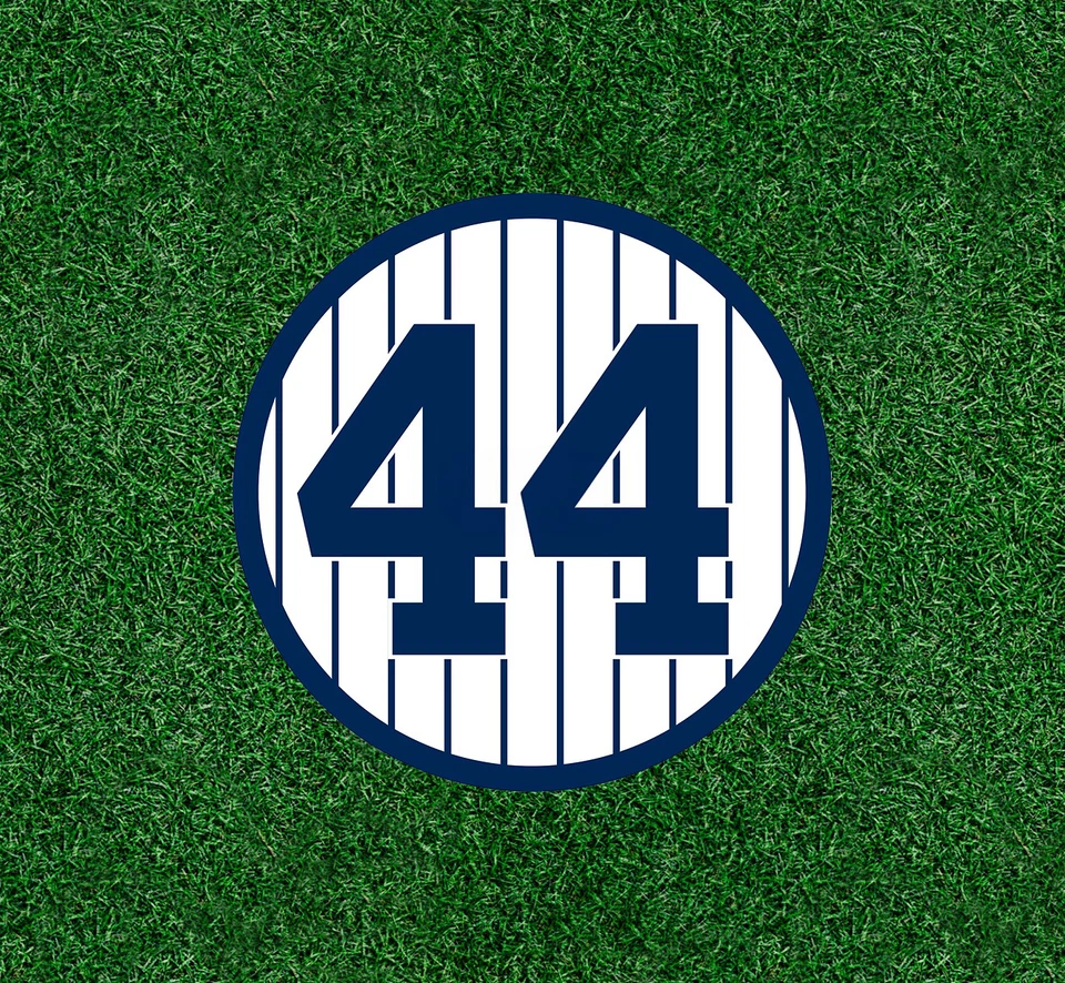 AFTER DARK CRAFTING Yankees Reggie Jackson #44 100% waterproof vinyl sticker decal - several sizes