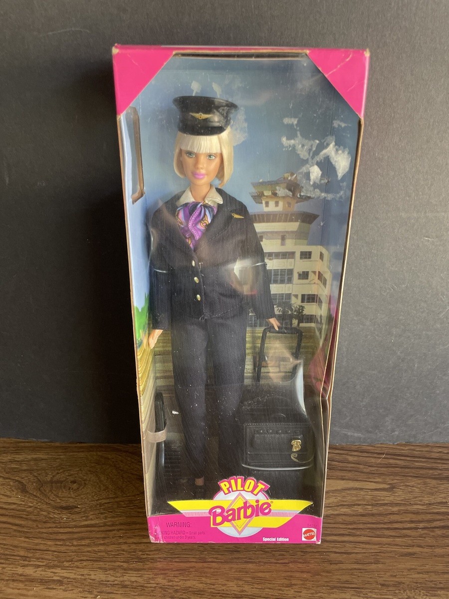 NEW Barbie Pilot Doll Special Edition #24017 Mattel NRFB 1999 w