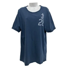 Mickey Mouse  Mens Size Medium Navy Blue Graphic T-Shirt by Junk Food