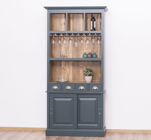 Weinregal Kaffeeregal Schrank Regal Regalschrank schmales Regal Landhaus - Bild 7 von 9